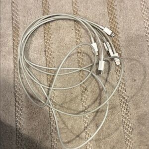 White Charging Cable for Cell Phones